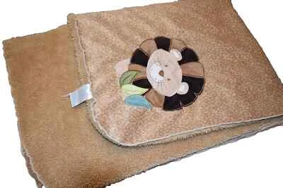 L3 30x40 LN PEQUEÑAS MARAVILLAS León Leopardo Felpa Sherpa Terciopelo Cuna Bebé Manta Foto 1 de 4