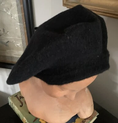 INC International  Wool BLACK Beret  NWT One Size - Image 1 of 4