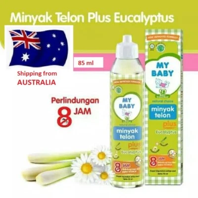 My Baby Oil Plus Eucalyptus Natural Citronella Oil Minyak Telon Bayi Anak