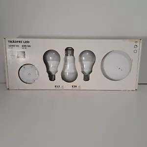 Ikea Tradfri Smart Home Gateway Hub & Fernbedienung & Glühbirnen (2-E12 & 1-E26) Karton Gebrauchsspuren - Bild 1 von 16