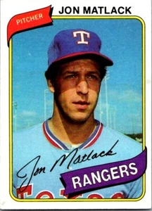1980 Topps Baseball #592 Jon Matlack *NM* - Bild 1 von 1
