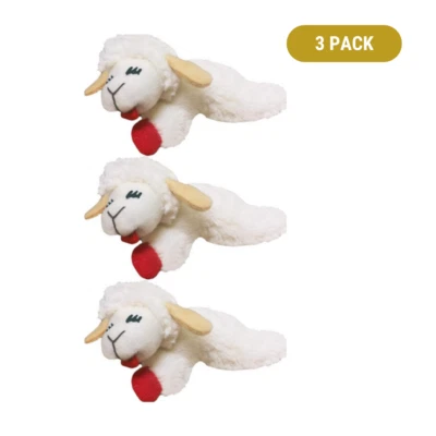 Multipet Lamb Chop Catnip Cat Toy 4" (3-Pack) - Image 1 of 4