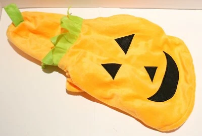 Dog Hoodie Costume Coat Jacket Clothes Halloween Pumpkin 11" Back Length - Image 1 of 4