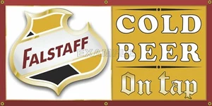 FALSTAFF BIER OLD SCHOOL VINTAGE BAR PUB TAVERNE SCHILD NEUGESTALTUNG BANNER GRÖßENOPTIONEN - Bild 1 von 1