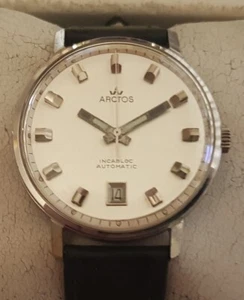 Vintage Automatic Armbanduhr Arctos in Edelstahl – Cal. ETA 2472 - Picture 1 of 12