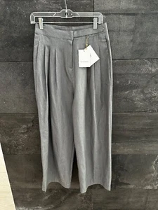 The Frankie Shop Keeley Pants in Gray Melange Size S NWT - Picture 1 of 9