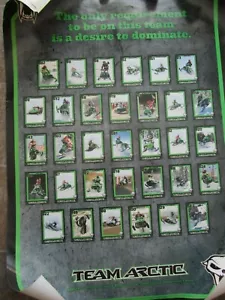 Póster de carreras de Arctic Cat 25"" x 38"" Team Arctic - Imagen 1 de 4