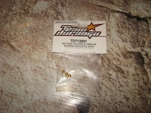 Vintage RC Durango Battery Holder Aluminum Gold (4) TD712001 - Picture 1 of 1