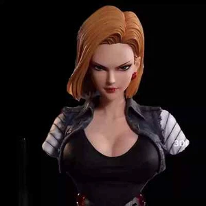 DRAGON BALL Android 18 1/1 Life Size Female Resin Statue Collection H 26'' - Picture 1 of 11