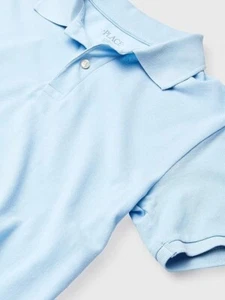 The Children's Place Boys' Multipack Short Sleeve Pique Polos blue LARGE - Picture 1 of 5