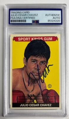 Julio Cesar Chavez Signed 2013 Sports Kings Card #261 PSA 85324220 - Image 1 of 2