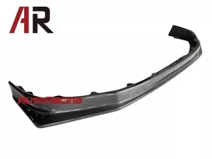 K2 Style REAL Carbon Fiber Front Bumper Add-on Lip For Nissan GT-R R35 2012-2016 - Foto 1 di 2