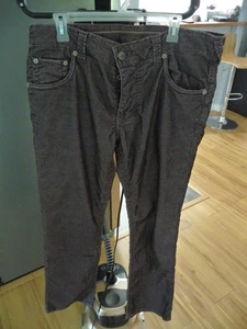 STITCH*S ARIZONA MAN CORDUROY MEN PANTS PALE OBERGINE COLOR BUTTON FLY SIZE 36 - Picture 1 of 5