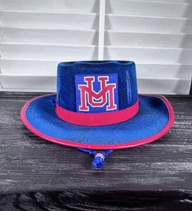 Vintage Ole Miss University of Mississippi Rebels Cowboy Hat Rebelettes Band 70s - Picture 1 of 13