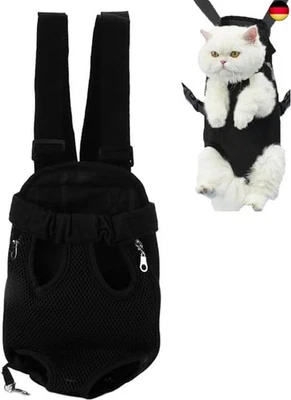 Katzen Hunde Rucksack, Haustier Rucksack Verstellbar Katzentransporttasche, - Bild 1 von 4