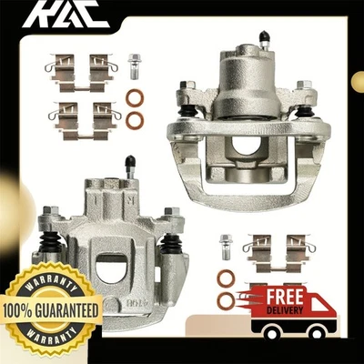 Set of 2 Rear Brake Calipers w/ Bracket For Lexus RX330 RX350 RX400h 19B2783 - Image 1 of 4