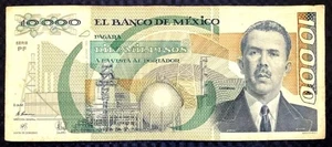 1989 MEXICO - 10000 PESOS - P#90 - VF+ - MB7 - Picture 1 of 3