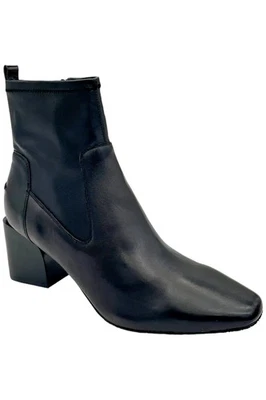 Bota de tornozelo feminina Donald Pliner Abbie Nappa preta - Imagem 1 de 3