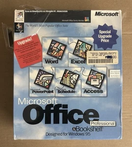 Vintage Microsoft Office Standard Edition for Windows 95 NT NEW BIG BOX CD-ROM - Picture 1 of 5