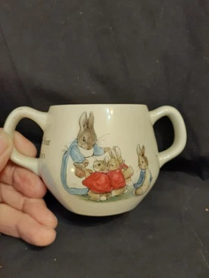 Beatrix Potter Peter Rabbit Sugar Bowl Wedgwood Etruria & Barlaston Foto 1 de 4