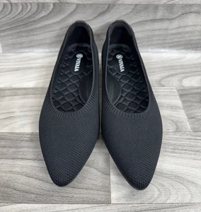 ZAPATOS PLANOS DE BALLET VIVOSIA ARIA WALKER LIGEROS PUNTIAGUDOS - NEGROS - TALLA 40 US 9 - Imagen 1 de 12