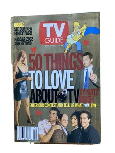 TV Guide December 14-20, 2002 50 Things to Love About TV/NASCAR 2002/Dating Show - Picture 1 of 4