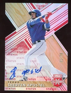 Sherten Apostel 2019 Elite Extra Auto Status #114 Serial #d 31/75 - Picture 1 of 2