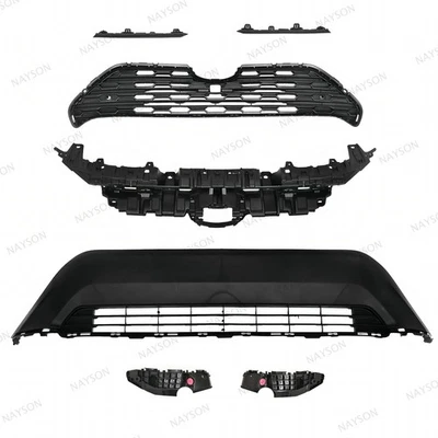 7PCS For Toyota RAV4 2019-2024 Front Bumper Upper Lower Grille Mount Bracket Set - Image 1 of 4