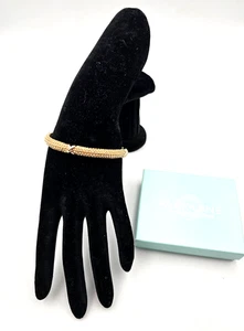 Park Lane Rica Bracelet  GOLD STRETCH Bangle Beveled Knot - Picture 1 of 3