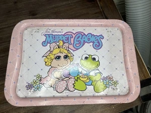 Vintage Muppet Babies Dinner Tray Metal 1985 - Picture 1 of 17