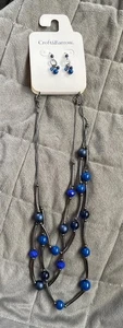 Croft And Barrow Necklace And Earring Matching Set - Picture 1 of 4