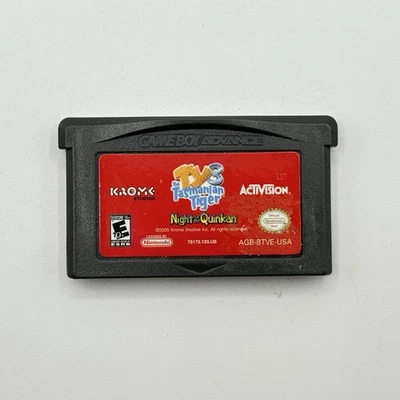 Nintendo Game Boy Advance Ty The Tasmanian Tiger 3 Night Of The Quakan - Tested - Image 1 of 3