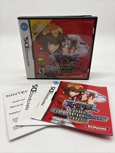 Nintendo DS Yu-Gi-Oh World Championship 2008 solo estuche y manual - Imagen 1 de 8