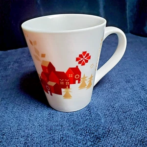 Starbucks Weihnachten Kaffeetasse Becher Country Quilt Szene 2013 Urlaub 14 fl oz - Bild 1 von 4