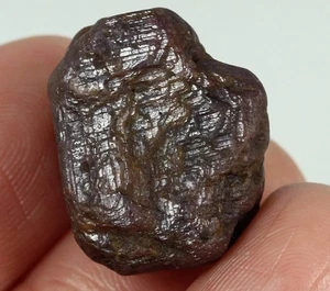 Muestra de rubí estrella roja natural sin calefacción 43 quilates faceta áspera YRX2822 - Imagen 1 de 3