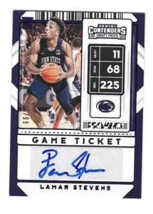 2020-21 CONTENDERS DRAFT PICKS BLUE LAMAR STEVENS AUTOGRAPH BASKETBALL CARD - Picture 1 of 1