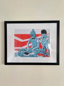 Sci-Fi Wall Art Print | "Repair" - 11x14 Framed Digital Art | Futuristic Modern - Picture 1 of 3
