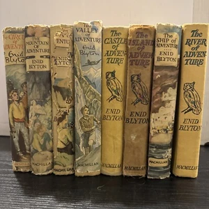 Enid Blyton ADVENTURE SERIES full set of Hardcover books 1940s-50s - Picture 1 of 24