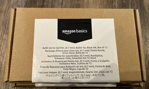 Amazon Basics 36-Gel Stift Minen (0,7 mm), Kugelspitze, schwarze Tinte, - Bild 1 von 9