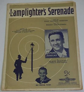 Vintage Sheet Music The Lamplighter's Serenade Ormonde Douglas Australian 1942 - Picture 1 of 2