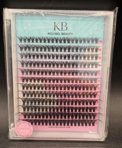 Kolybel Wimperncluster - 240 Stück einzelne Wimpern - 9-18 mm, D Mix - Bild 1 von 3