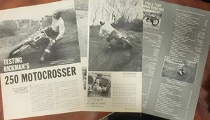 Rickman 250 Motocrosser 1973 5p artículo de prueba de motocicleta - Imagen 1 de 2