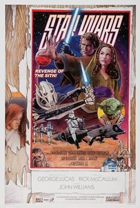 2005 Star Wars Episodio III La vendetta dei Sith locandina del film 11X17 Obi-Wan - Foto 1 di 3