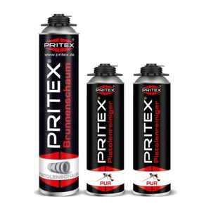 Brunnenschaum Set 1 x 750 ml inkl. 2 Pistolenreiniger Bauschaum Pistolenschaum  - Bild 1 von 6