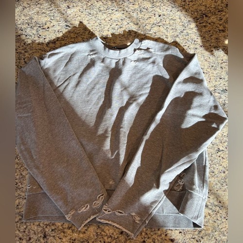 Felpa pullover Alexander Wang in perfette condizioni effetto invecchiato