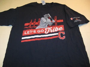 Michael Brantley Cleveland Indians Let's Go Tribe Baseball T-Shirt New! Youth XL - Picture 1 of 1