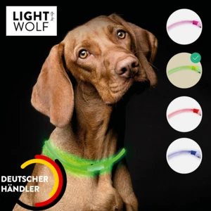 LED Leuchthalsband für Hunde Katzen regenfest (Neue Technologie, kein Schlauch)  - Bild 1 von 40