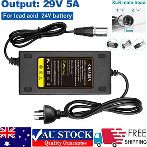 24V 5A Amp Heavy Duty 12AH-80AH Mobility Scooter Wheelchair Battery Charger AU - Picture 1 of 13