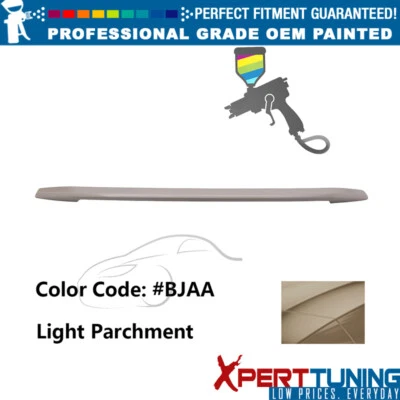 Fits 13-19 Ford Taurus Sedan OE Style #BJAA Light Parchment Trunk Spoiler ABS Foto 1 de 4