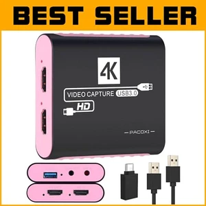 Easy Plug-and-Play HDMI Capture Card for 1080P Streaming - Lightweight Design - Afbeelding 1 van 10